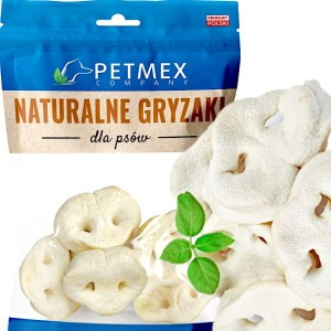 Przysmak naturalny gryzak dla psa Noski Wieprzowe Białe Suszone Petmex 5szt