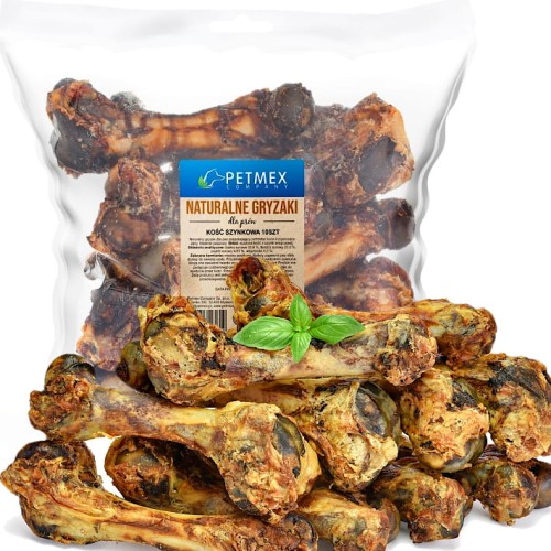 Przysmak naturalny gryzak psa Suszona Kość z Szynki Wieprzowej Petmex 10szt