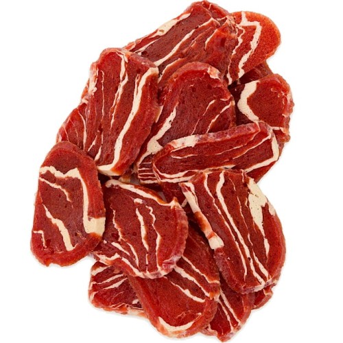 Przysmak przekąska dla psa Miękkie Krążki z Kaczki Marmurkowe Hau&amp;Miau 500g
