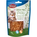 Przysmak dla kota Pałeczki z Kurczaka Chicken Mini Sticks Trixie PREMIO 50g