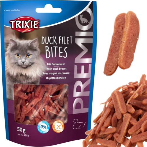 Przysmak dla kota Filety z Kaczki Duck Filet Bites Trixie PREMIO 50g