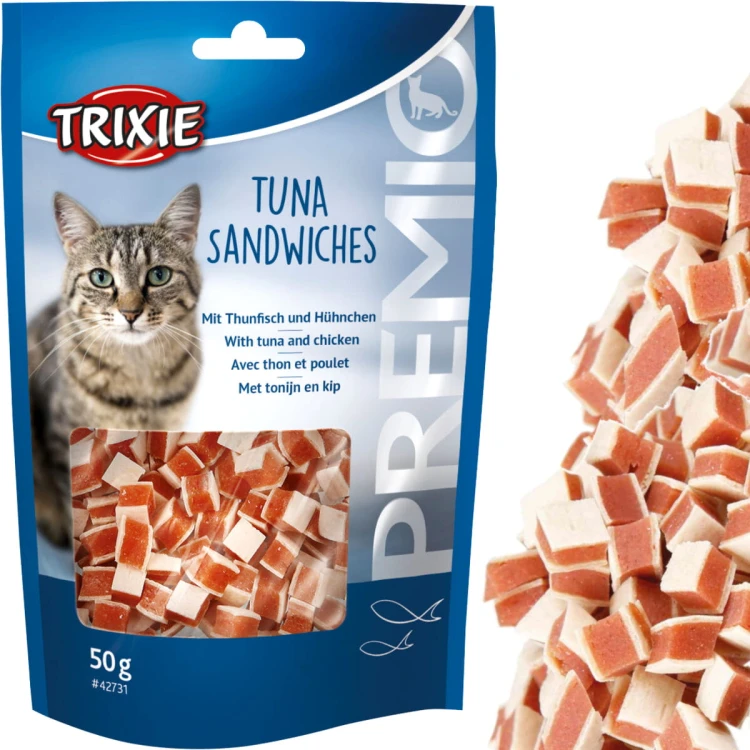 Przysmak dla kota Kanapka z Tuńczykiem Tuna Sandwiches Trixie PREMIO 50g