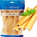 Przysmak, naturalny gryzak dla psa Suszona Skóra Wołowa Petmex 15 cm, 100 g