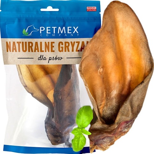 Przysmak, naturalny gryzak dla psa Ucho Wołowe Petmex 1 szt.