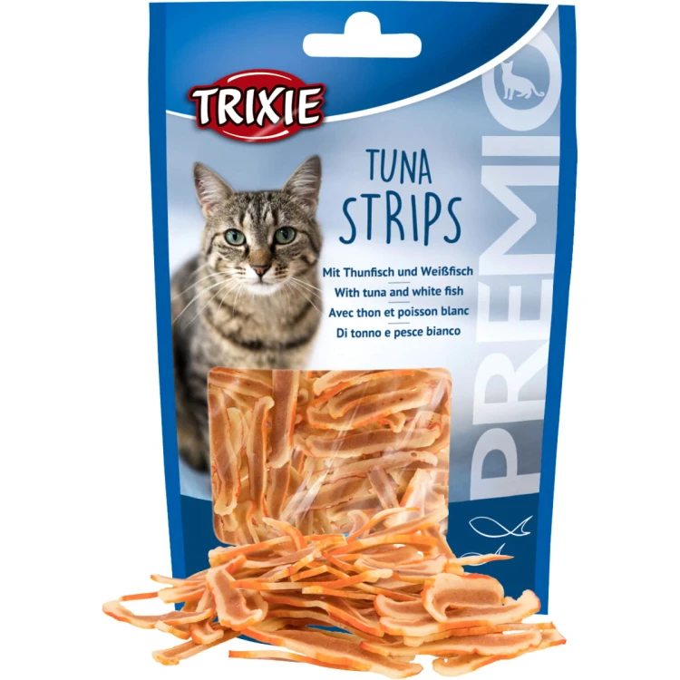 Przysmak dla kota Paski z Tuńczykiem Tuna Strips Trixie PREMIO 20g