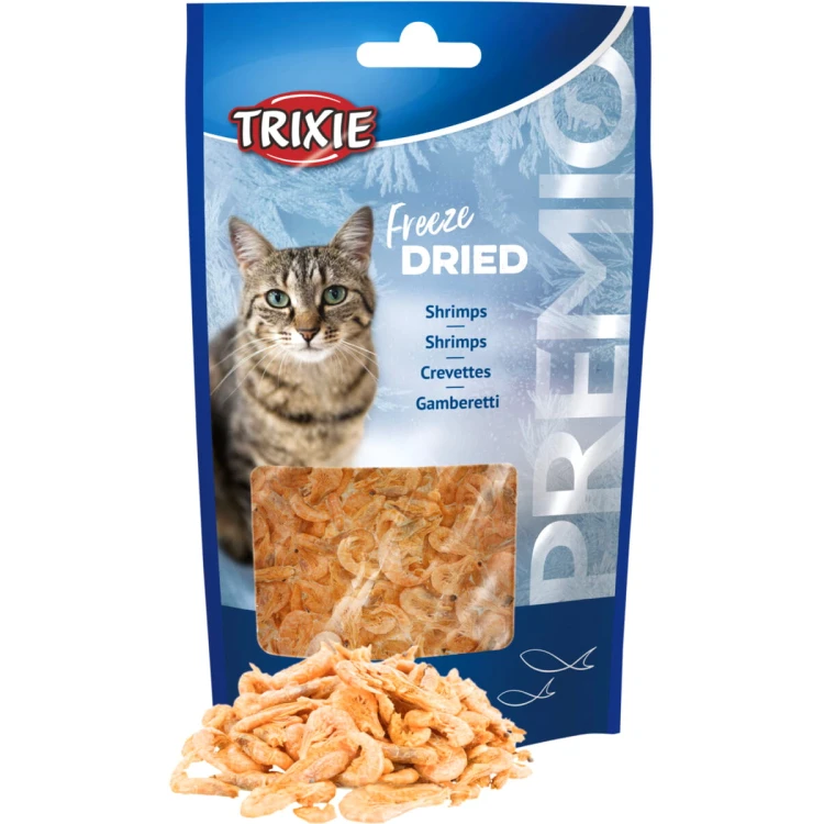 Przysmak dla kota Krewetki liofilizowane Freez Dried Shrimps Trixie PREMIO 25g