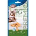 Przysmak dla kota Roladki Chicken &amp; Tuna Rolls Trixie PREMIO 50g