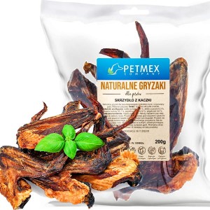 Przysmak naturalny gryzak dla psa Suszone Skrzydła z Kaczki Petmex 200g