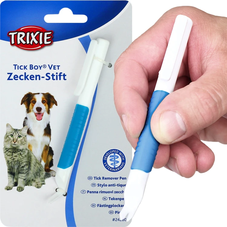 Pęseta, haczyk, narzędzie do wyciągania usuwania kleszczy kota i psa Trixie