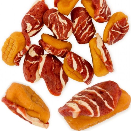 Przysmak, przekąska dla psa Nigiri Sushi Łosoś z Kaczką Hau&amp;Miau 500g
