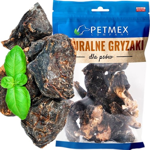 Przysmak naturalny gryzak dla psa Suszone Serca Wołowe Petmex 100g