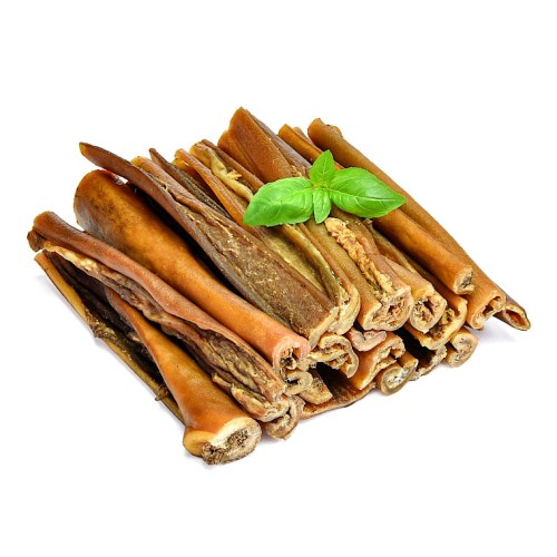 Przysmak, naturalny gryzak dla psa Suszona Skóra Końska Petmex 15 cm, 500g