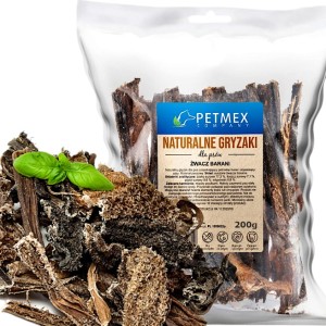 Przysmak naturalny gryzak dla psa Suszone Żwacze Baranie Petmex 200g
