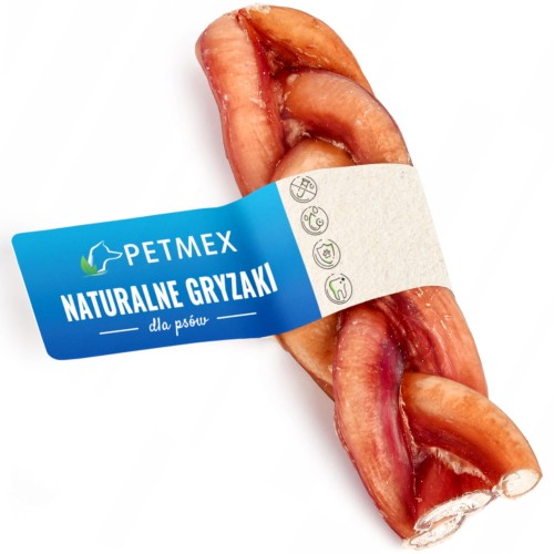 Przysmak, naturalny gryzak dla psa Penis Wołowy Warkocz Petmex 15cm, 1szt.