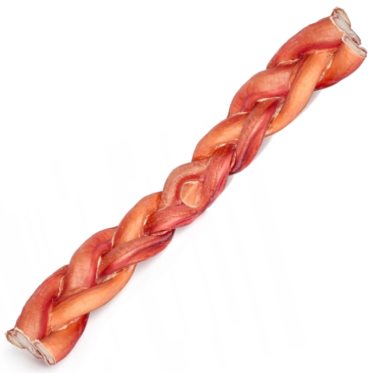 Przysmak, naturalny gryzak dla psa Penis Wołowy Warkocz Petmex 30cm, 1szt.