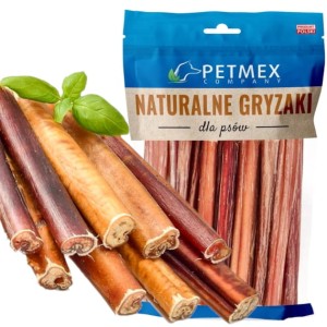 Przysmak naturalny gryzak dla psa Suszone Penisy Cielęce Petmex 15cm, 20szt