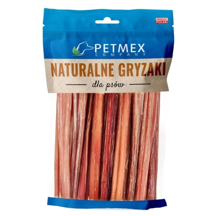 Przysmak naturalny gryzak dla psa Suszone Penisy Cielęce Petmex 15cm, 20szt