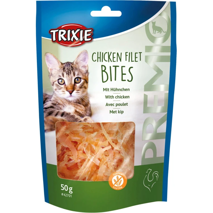 Przysmak dla kota Filety z Kurczaka Chicken Filet Bites Trixie PREMIO 50g