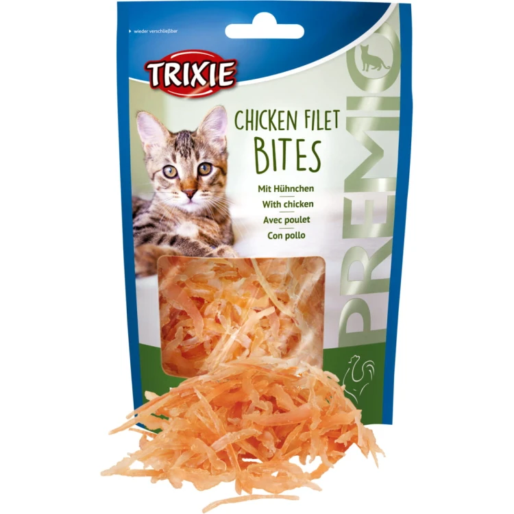 Przysmak dla kota Filety z Kurczaka Chicken Filet Bites Trixie PREMIO 50g