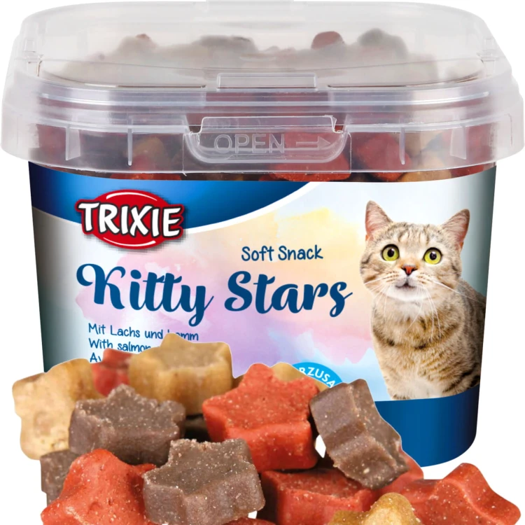 Przysmak dla kota Gwiazdki z Jagnięciną i Rybą Kitty Stars Trixie 140g