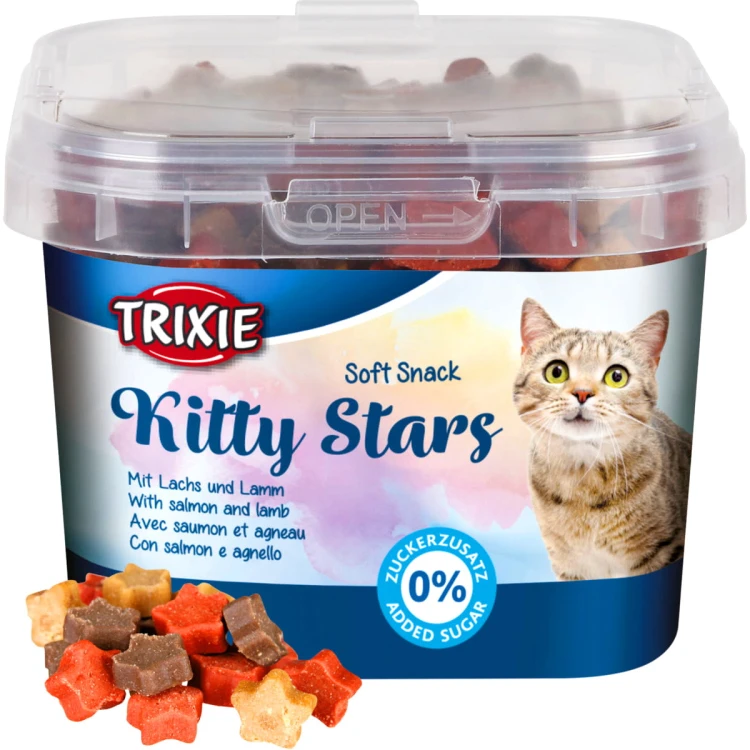 Przysmak dla kota Gwiazdki z Jagnięciną i Rybą Kitty Stars Trixie 140g