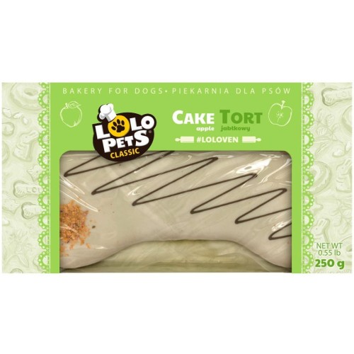 Przysmak dla psa tort Urodzinowy Jabłkowy Lolo Pets Classic 250g