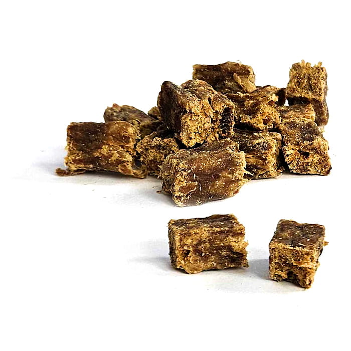 Przysmak dla psa, treserki, trenerki mięsne kostki z Sarny Petmex 500g