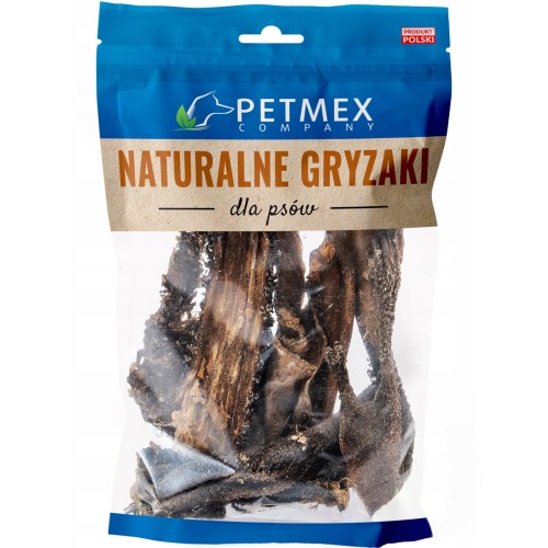 Przysmak naturalny gryzak dla psa Suszone Żwacze Wołowe Petmex 100g