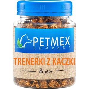 Przysmak dla psa, treserki, trenerki mięsne kostki z Kaczki Petmex 130g