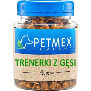 Przysmak dla psa, treserki, trenerki mięsne kostki z Gęsi Petmex 130g