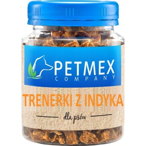 Przysmak dla psa, treserki, trenerki mięsne kostki z Indyka Petmex 130g