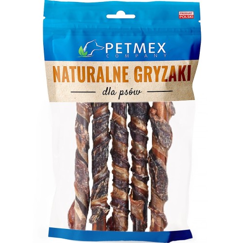 Przysmak naturalny gryzak psa Wołowe Pałki Kolagenowe z Mięsem Petmex 5szt