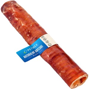 Przysmak naturalny gryzak dla psa Tchawica Wołowa z Mięsem Petmex 30cm 1szt