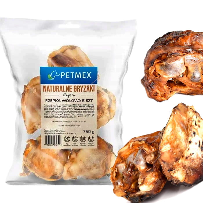 Przysmak naturalny gryzak dla psa Suszona Rzepka Wołowa Petmex 5 szt.