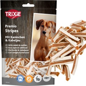 Przysmak dla psa Królik z Dorszem Fish Rabbit Stripes Trixie PREMIO 100g