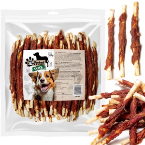 Przysmak, przekąska dla psa Patyk owinięty Wołowiną Mr.Pretzel 500g