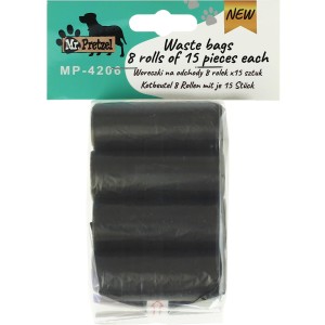 Mocne worki na psie odchody, woreczki na kupy psa 8 x 15 szt Mr. Pretzel
