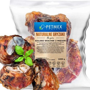 Przysmak, naturalny gryzak dla psa Kolano Wołowe z Mięsem Petmex 1 kg