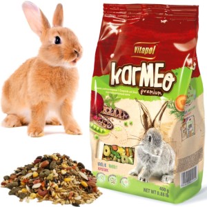 Karma, pokarm dla Królika Pełnoporcjowa Vitapol Karmeo Premium 400g