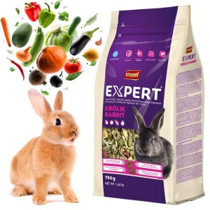 Karma, pokarm dla Królika Pełnoporcjowa Witaminowa Vitapol Expert 750g
