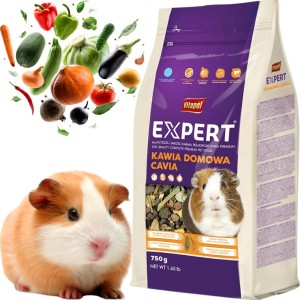 Karma, pokarm dla Świnki morskiej, Kawii domowej Vitapol Expert 750g