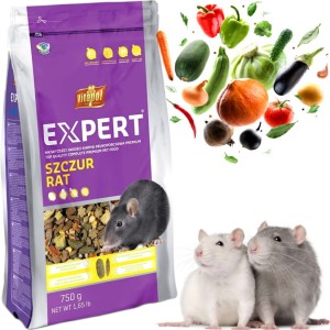 Karma, pokarm dla Szczura Warzywno-Owocowa Vitapol Expert 750g