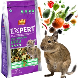 Karma, pokarm dla Koszatniczki Pełnoporcjowy Witaminowy Vitapol Expert 750g