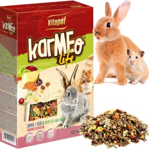 Karma pokarm dla Królika, Chomika Warzywno-Owocowa Vitapol Karmeo Life 340g