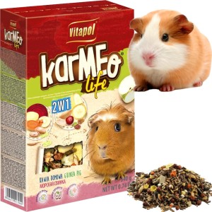 Karma, pokarm dla Świnki Morskiej Owocowo-Warzywna Vitapol Karmeo Life 340g