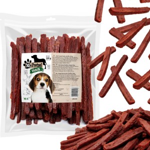 Przysmak, przekąska dla psa Paski z Królika Mr.Pretzel 500g