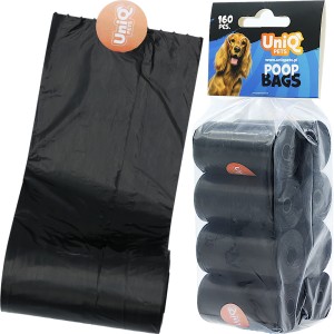 Mocne worki na psie odchody, woreczki na kupy psa 8 x 20 szt Uniq Pets