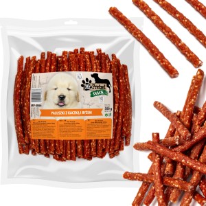 Przysmak, przekąska dla psa Paluszki z Kaczką i Ryżem Mr. Pretzel 500g