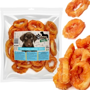 Przysmak dla psa Miękkie Krążki z Kurczaka i Dorsza Mr. Pretzel 500g