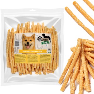 Przysmak, przekąska dla psa Paluszki z Kurczaka i Ryżu Mr. Pretzel 500g